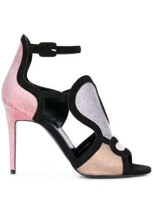 Pierre Hardy Patch sandals - Pink