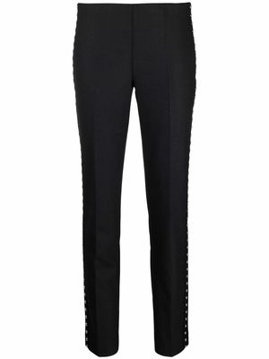 P.A.R.O.S.H. studded slim fit trousers - Black