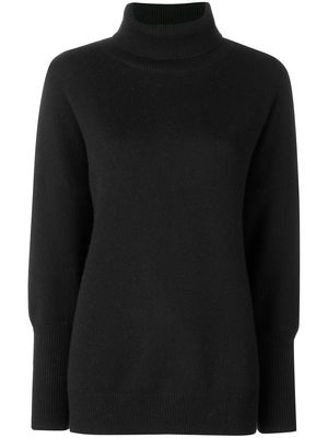 Chinti and Parker relaxed cashmere polo - Black