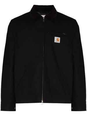 Carhartt WIP Detroit logo-patch zip-up jacket - Black