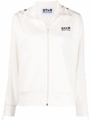 Golden Goose star-print sweat jacket - White