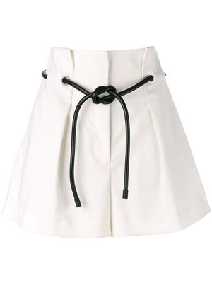 3.1 Phillip Lim origami pleated shorts - White