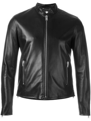 Saint Laurent leather biker jacket - Black