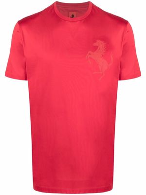 Ferrari rear prancing-horse T-shirt - Red