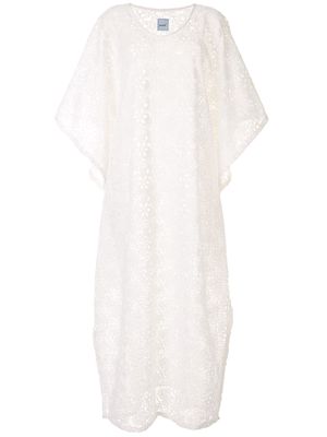 Bambah lace maxi cover-up dress - White