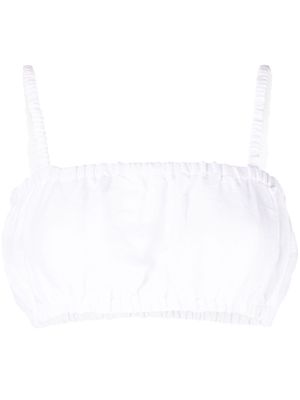 Faithfull the Brand Modie cropped top - White