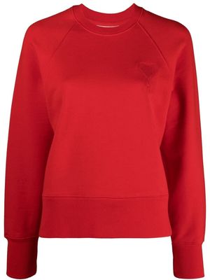 AMI Paris Ami de Coeur sweatshirt - Red