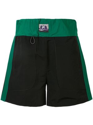 Boramy Viguier colour block bermuda shorts - Black