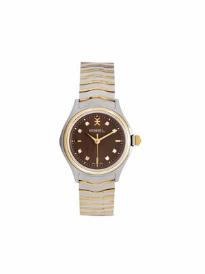 Ebel Wave stainless steel watch - Brown