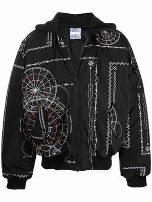 Marcelo Burlon County of Milan Astral-print bomber jacket - Black