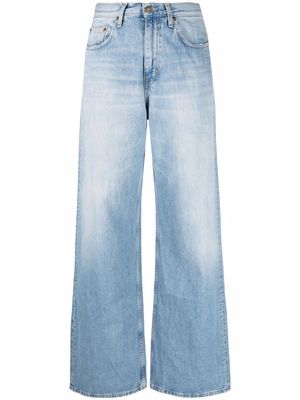 Haikure high-waisted wide-leg jeans - Blue
