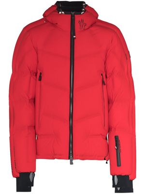 Moncler Grenoble Arcesaz hooded puffer jacket - Red
