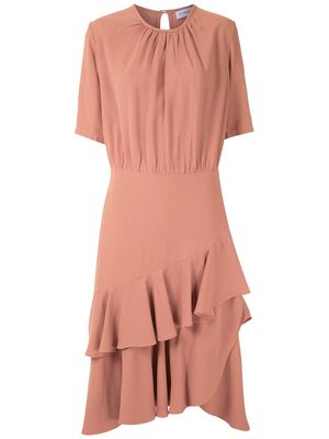 Olympiah Luyne midi skirt - Orange