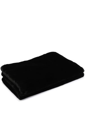 Apparis Brady faux-fur blanket - Black