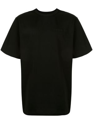 Juun.J cotton t-shirt with photo print at rear - Black