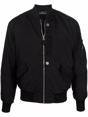 Stone Island Shadow Project quilted-lining bomber jacket - Black