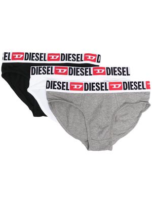 Diesel three-pack of briefs - Grey