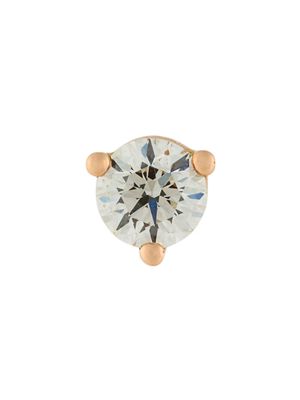 Delfina Delettrez 18kt gold Dots Solitaire diamond earring - Metallic
