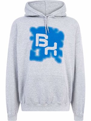 Brockhampton spray logo hoodie - Grey