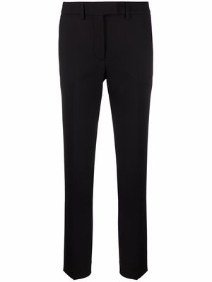 Incotex mid-rise straight-leg trousers - Black