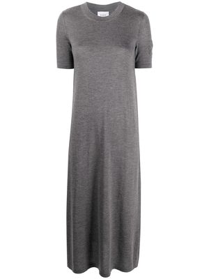 Barrie knitted midi dress - Grey