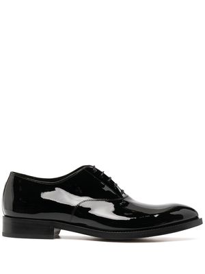 PAUL SMITH shiny lace-up oxford shoes - Black