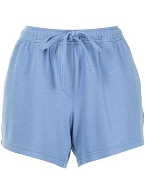 GOODIOUS Hightwist jersey track shorts - Blue