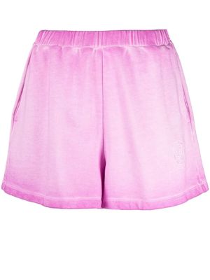 Opening Ceremony logo-embroidered cotton shorts - Pink