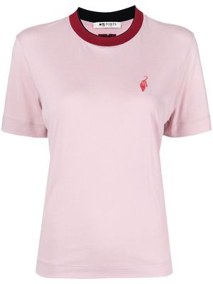 Ports 1961 embroidered-logo short-sleeved T-shirt - Pink