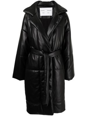 Proenza Schouler White Label padded mid-length coat - Black