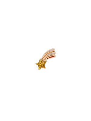 Alison Lou 14kt gold shooting-star single earring