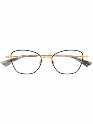 Christian Roth Pulse cat-eye glasses - Gold