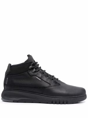 Geox high-top lace-up trainers - Black