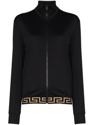 Versace Greca-border track jacket - Black