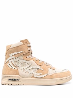 MISBHV ankle lace-up sneakers - Neutrals