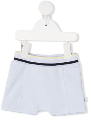 BOSS Kidswear logo print shorts - Blue