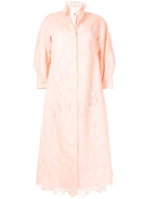 SHIATZY CHEN jacquard twin set coat - Pink