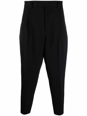 UNDERCOVER cropped tailored trousers - Black