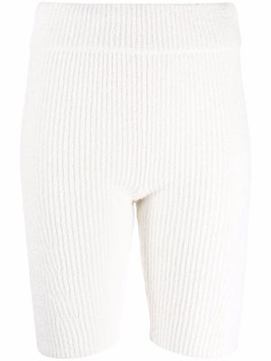 Rag & Bone organic cotton-blend ribbed shorts - White