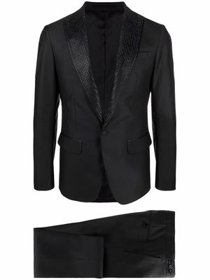 Dsquared2 crystal-embellished single-breasted suit - Black