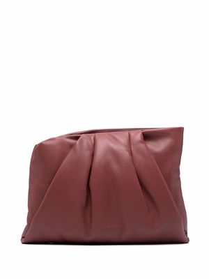AMBUSH wrap-detail clutch bag - Brown