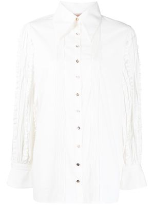 Keepsake The Label ruffle-sleeve shirt - White