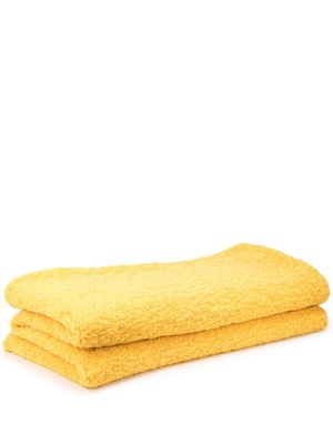 Apparis Katila faux-shearling blanket - Yellow
