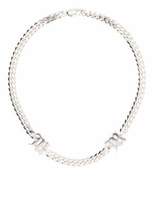 MISBHV monogram curb chain necklace - Silver