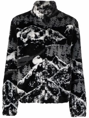 Carhartt WIP High Plains jacquard fleece jacket - Black