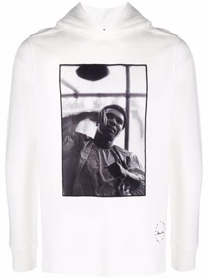 Limitato photograph-print hoodie - White