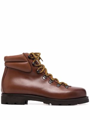 Scarosso Edmund lace-up boots - Brown