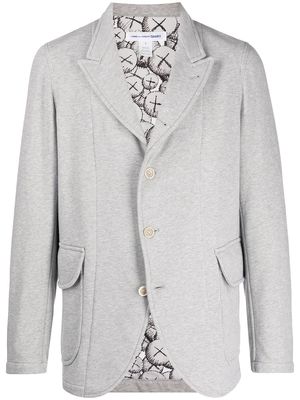 Comme Des Garçons Shirt single-breasted tailored blazer - Grey