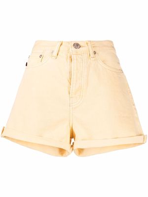 Rag & Bone high-waisted denim shorts - Yellow