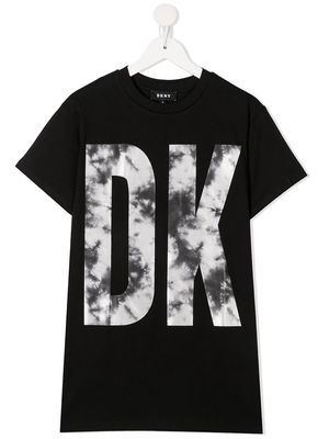Dkny Kids logo-print T-Shirt dress - Black